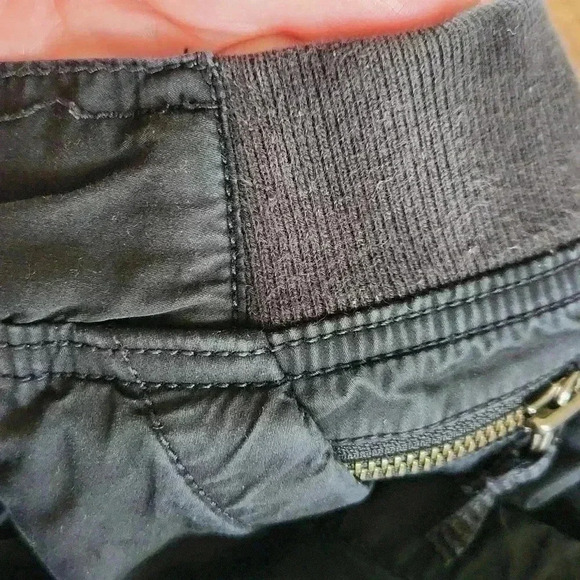 Loft Marisa Cropped Lightweight Cotton Cargo Pants Drawstring Leg Openings - Picture 14 of 14